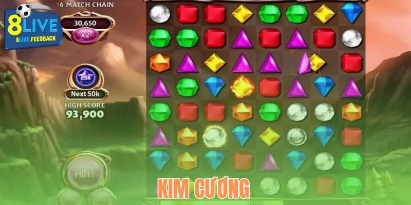 Tựa game Slot 8LIVE Kim Cương