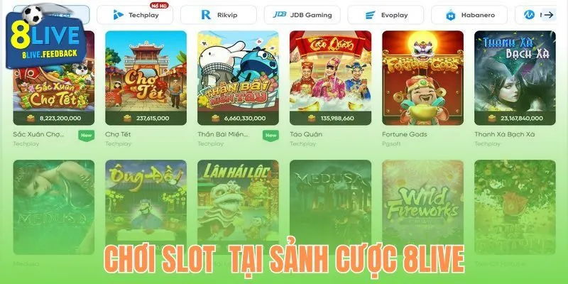 Đôi nét thông tin về sảnh cược nổ hũ 8LIVE mà bạn nên trải nghiệm